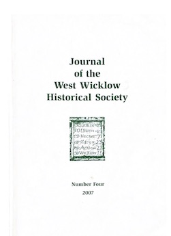 West Wicklow Historical Society Journal 4 cover